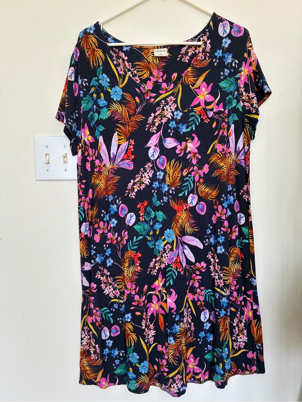 SOMA Cool Nights Floral Sleepshirt